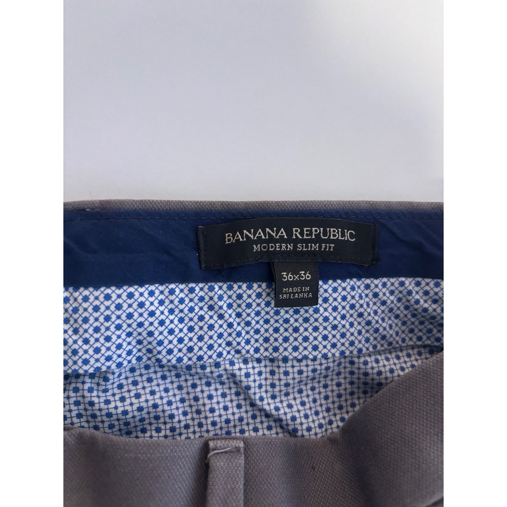 Banana Republic Slim Fit Non-Iron Blue Button-Down Shirt Men's XL - Picture 4 of 4